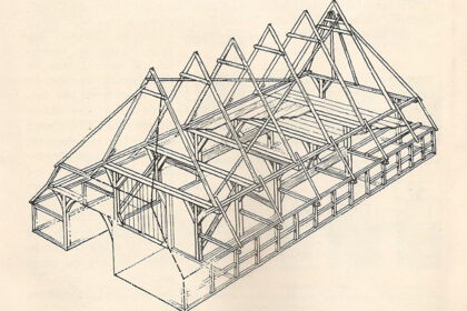 Hof Ohlens Holz-Konstruktion